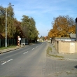 Pohled od Hlovy ulice smrem k kiovatce s Trabantskou ul.